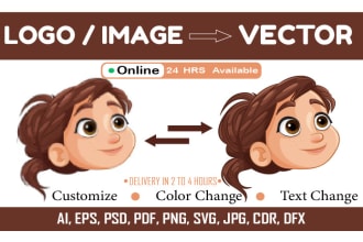 convert image to vector, logo vectorize, high resolution and vector source file