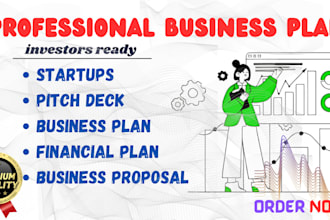 write an investor ready business plan