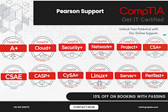 train and support you in comptia all certification