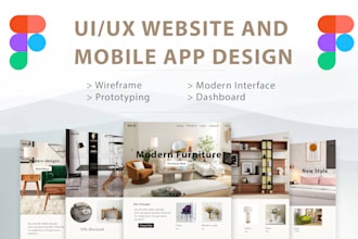 do ui ux, website and mobile app design
