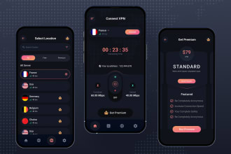 develop a VPN app and VPN server for android and ios