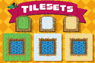create pixel art tile sets and assets for your video game