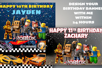 design banner for your party