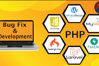 expert bug fixing laravel, fastapi, PHP, codeigniter, javascript, jquery, mysql