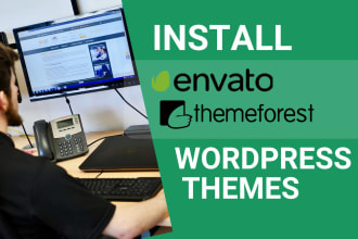 install themeforest, envato wordpress theme and demo import