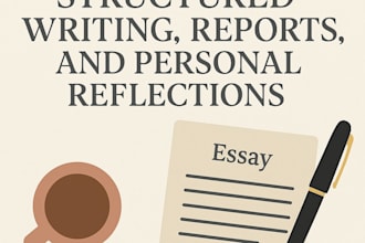 assist with reports and personal reflections