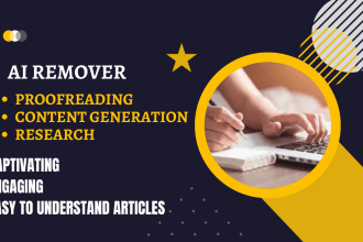 write an original article and research