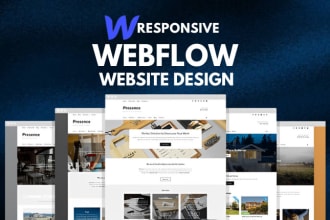 redesign, fix or optimize webflow website, design responsive animated website