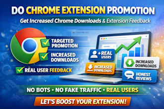grow chrome extension with real users, download and feedback, browser extension