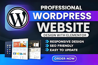 design a modern company profile website for business showcase