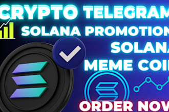 skyrocket crypto telegram promotion solana meme coin, to increase token sales