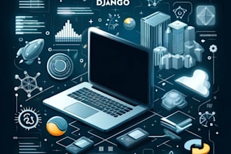 develop fullstack applications using django, flask and react