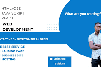 create a custom website in 24hours