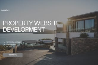 design property management website, airbnb, vacation rental, property listing