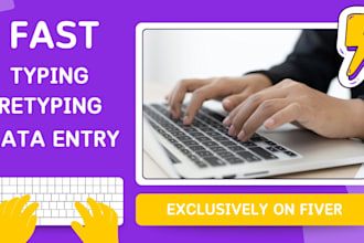 do accurate documents, data typing, pdf and file conversion