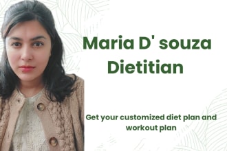 your clinical dietician to make your customized diet plan