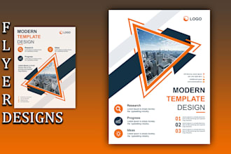 design business flyer, business card, rack card, postcard