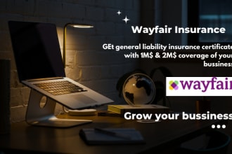 do wayfair, walmart, amazon general liability insurance for US and non US seller