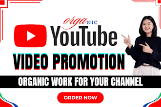 do organic youtube video promotion for channel growth