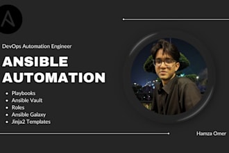 create ansible playbooks for your automation tasks in your infrastructure