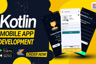 do mobile app development as an android app developer or kotlin developer