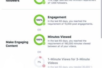 facebook page monetization policy