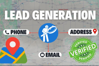scrap google maps for emails, phones, address and lead generation