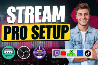 setup configure obs studio for live streaming recording