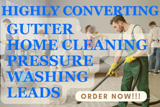 home cleaning leads window gutter cleaning leads pressure power washing website