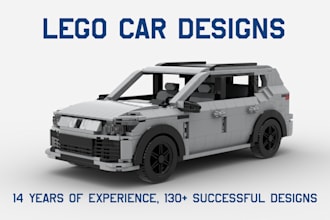 design any car into a lego moc