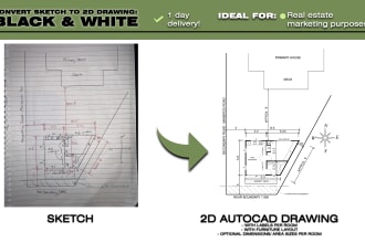 draw your real estate marketing floor plan in autocad