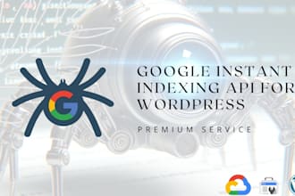 setup instant google indexing API for wordpress