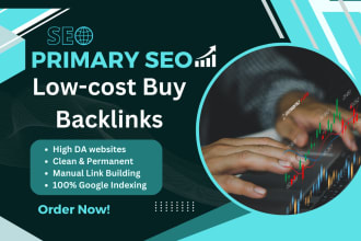 give low cost buy backlink deals for smart primary seo