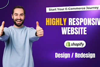 do professional shopify website design and redesign