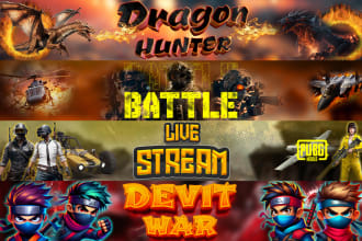 do professional and unique youtube banners or channel art design