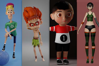 do 3d character model