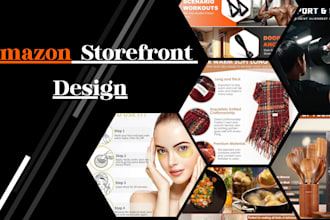 create amazon storefront design and amazon brand store, amazon storefront
