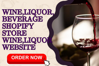 design wine website beverages store liquor website wine store dropshipping store