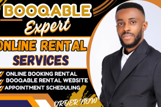 do booqable rental website design booqable website redesign online booking SEO