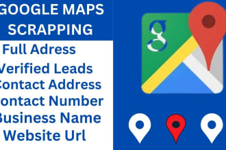 expert google maps scraper for b2b lead generation, data extractor with emails