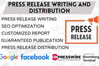 write press release , distribution, submit press release, press releases