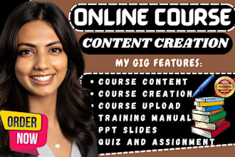 create masterclass online course content course creation training manual ppt