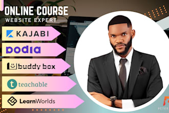 setup your learnworld, buddyboss,thinkific, teachable,kajabi