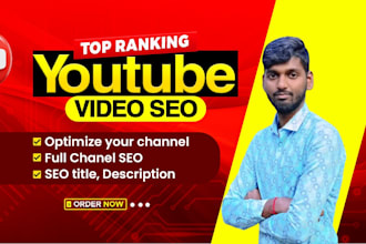 do fast youtube video SEO and yt short video promotion