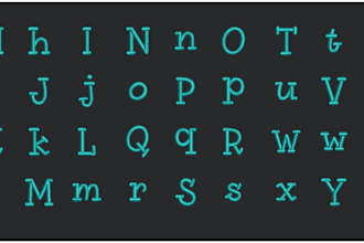 make embroidery fonts in your size and style, in esa format