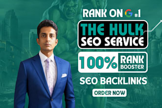 boost your website SEO with hulk powered high da backlinks
