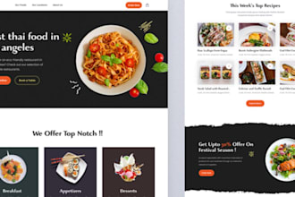 wordpress website cafe website catering website food website restaurant website