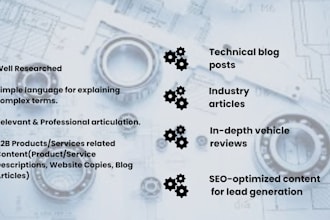 write technical content for automotive, ev, and industrial topics