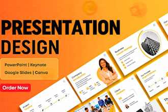 create sales powerpoint and canva presentation design