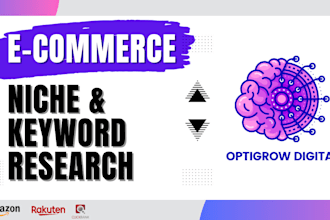 find a profitable ecommerce niche with keyword research and competitor analysis